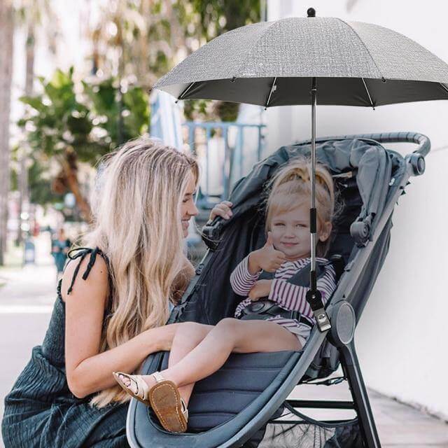 Adjustable Anti-UV Baby Stroller Umbrella - Image 17