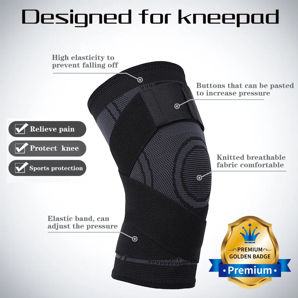 Adjustable Fitness Knee Joints Protector Pad - Image 4