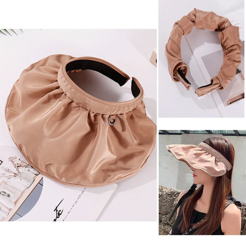 Adjustable Foldable Beach Sun Hat - Image 2