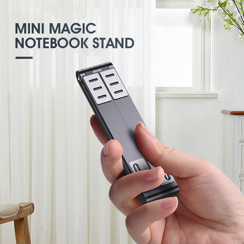 Adjustable Folding Notebook Phone Holder Stand - Image 5