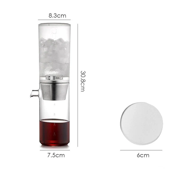 Adjustable Glass Drip Cold Coffee Brewer - Image 6