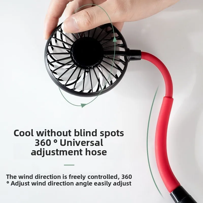Adjustable Hands-Free Neck Cooling Fan - Image 3