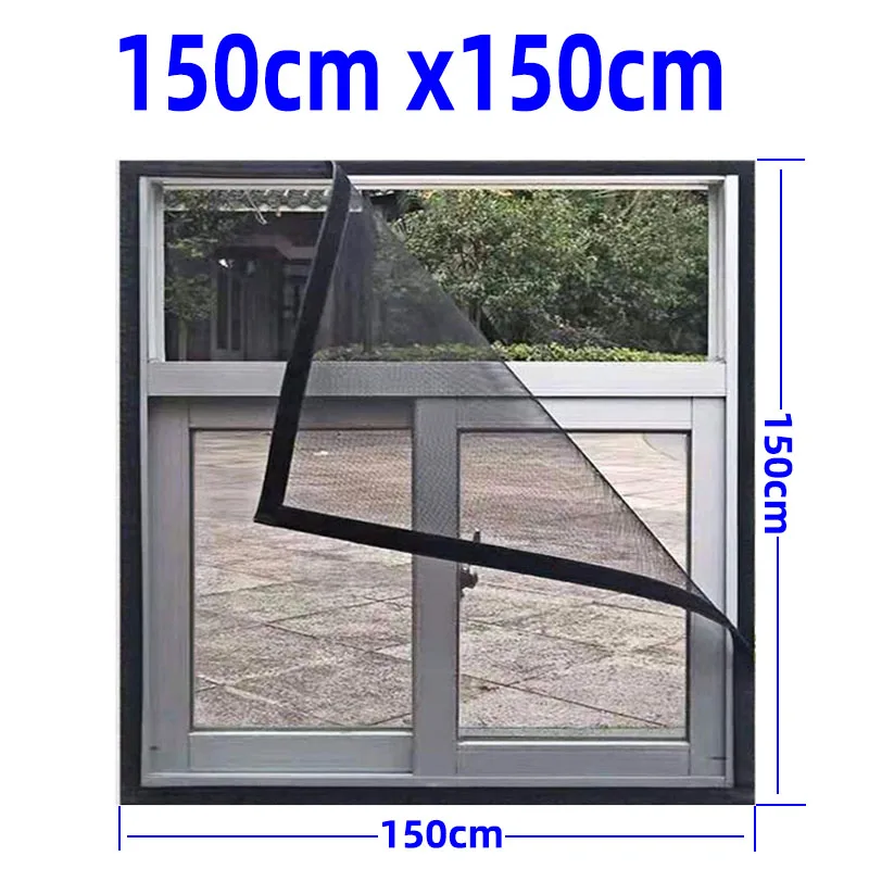 Adjustable Invisible Anti-Mosquito Washable Window Net - Image 10