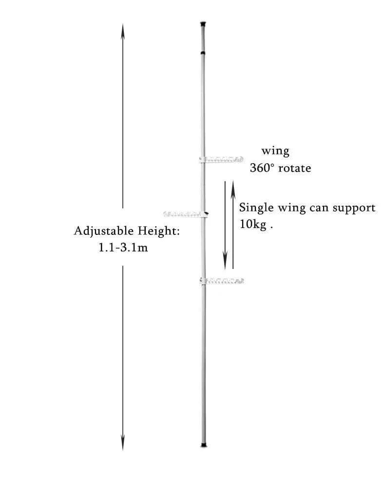 Adjustable Laundry Drying Clothes Hanger - Image 13