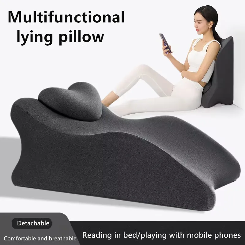 Adjustable Lie-On-The-Bed Multitask Pillow - Image 2