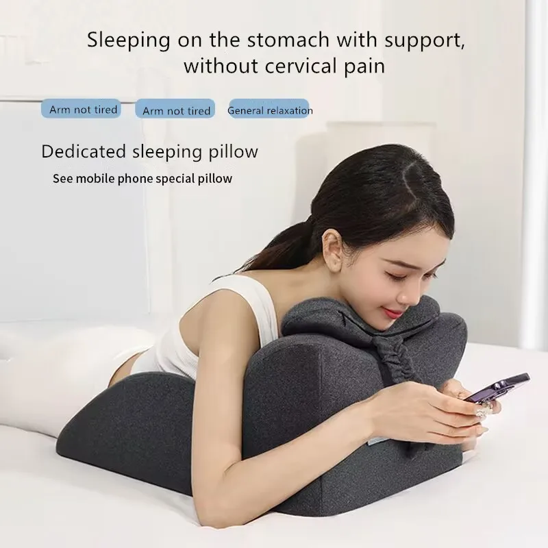 Adjustable Lie-On-The-Bed Multitask Pillow - Image 5