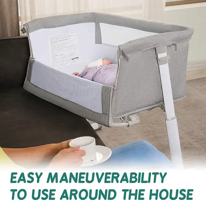 Adjustable Lightweight Bedside Sweet Dreams Baby Crib - Image 2