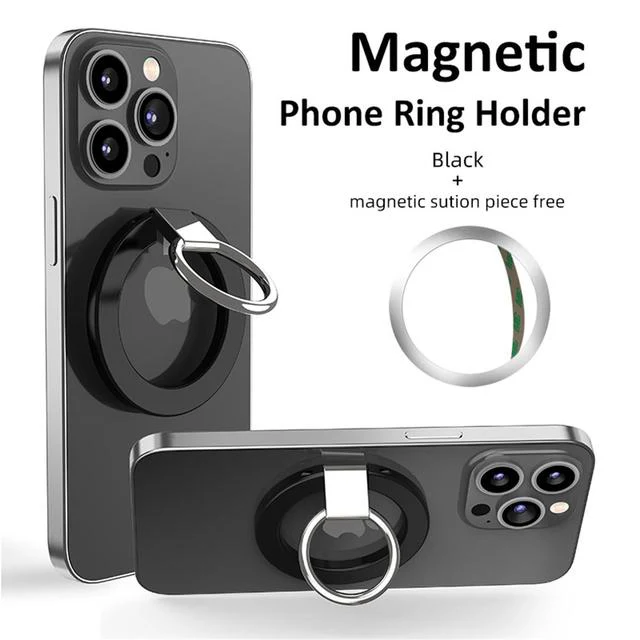 Adjustable Metal Magnetic Phone Holder Ring - Image 10