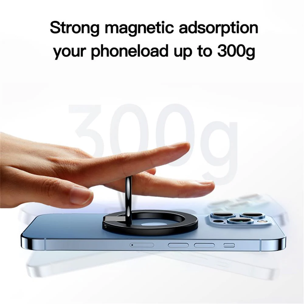 Adjustable Metal Magnetic Phone Holder Ring - Image 7
