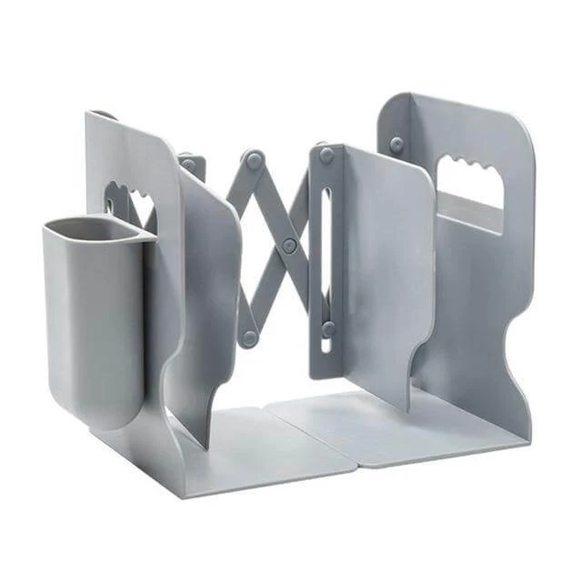 Adjustable Retractable Book Holder with Pen Holder - Image 6