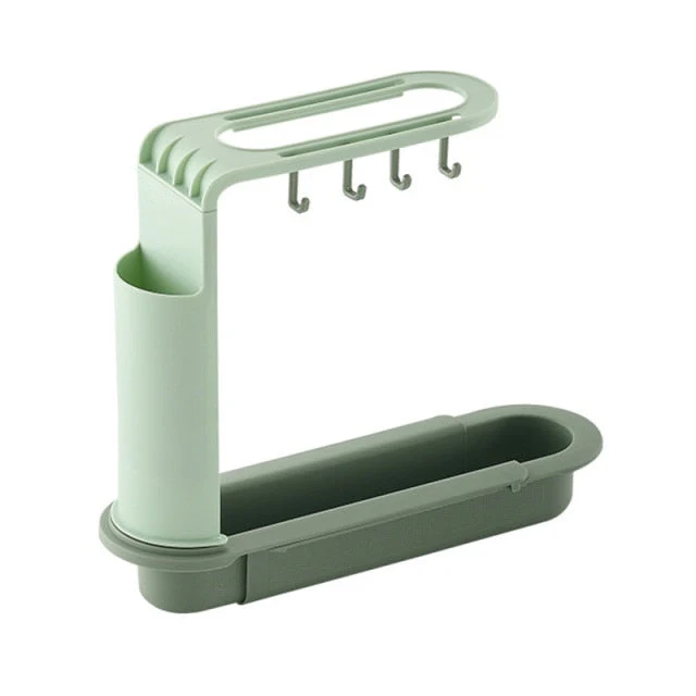 Adjustable Shelf Drain Rack Kitchen Organizer - Image 14