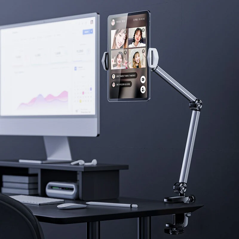 Adjustable Smart Folding Metal Tablet Holder - Image 6