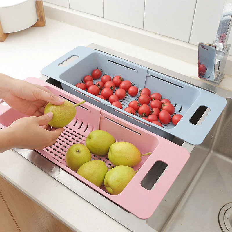 Adjustable Telescopic Fruit Sink Basket - Image 3