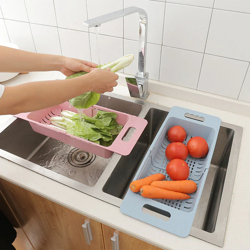 Adjustable Telescopic Fruit Sink Basket - Image 4