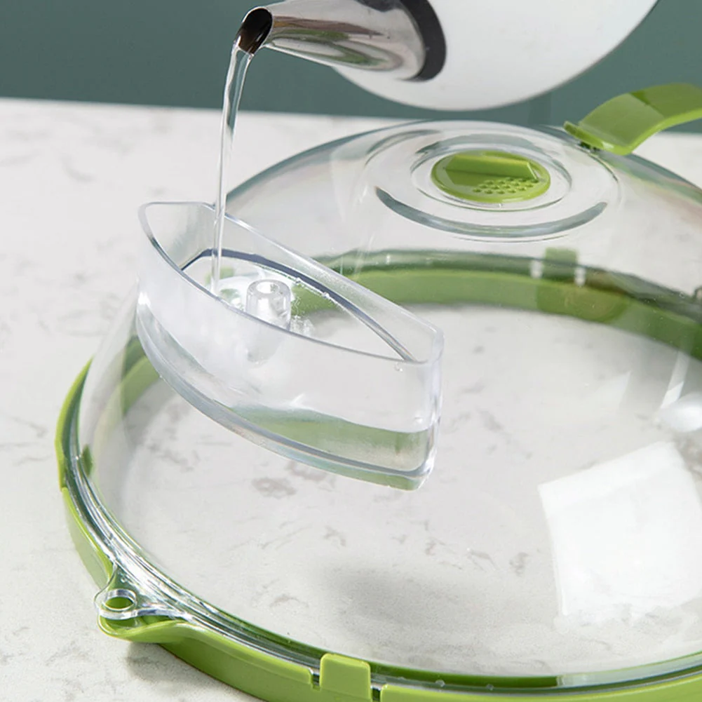 Adjustable Vent Transparent Microwave Cover Lid - Image 6