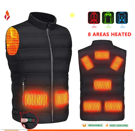 Adjustable Winter Electric Heated Vest - Image 15