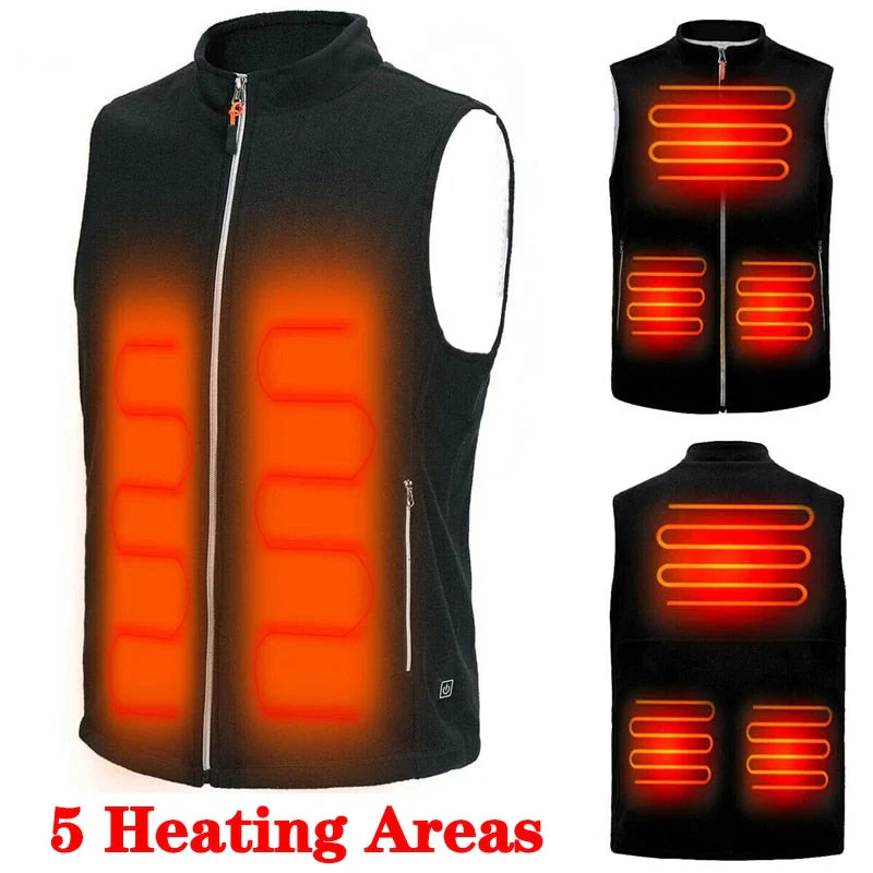 Adjustable Winter Electric Heated Vest - Image 5