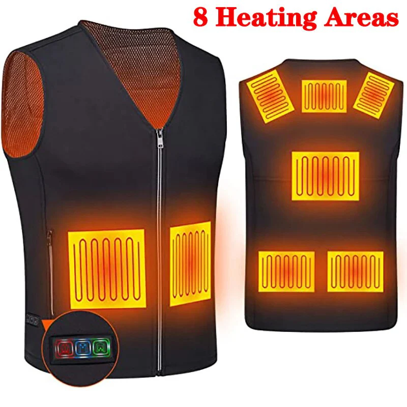 Adjustable Winter Electric Heated Vest - Image 6