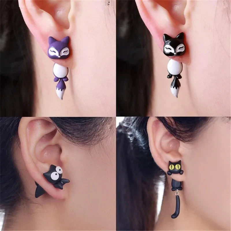 Adorable Handcrafted Animal-Themed Earrings - Image 2
