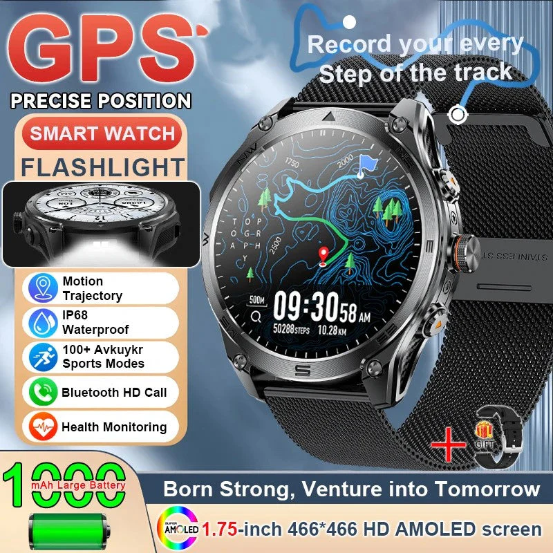 Advanced Sports GPS Waterproof Fitness Tracker Smartwatch - Image 5