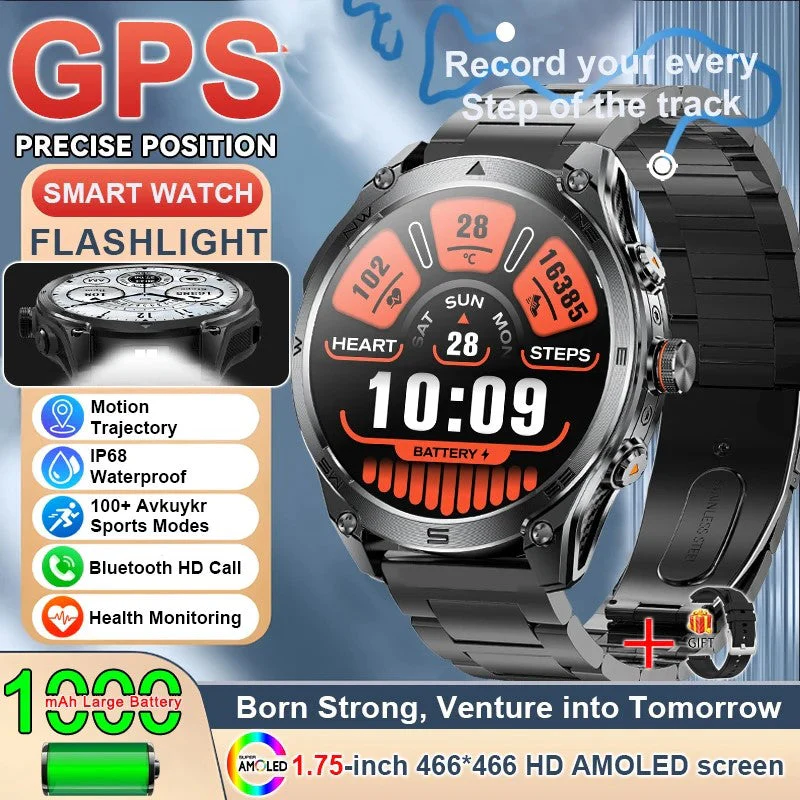 Advanced Sports GPS Waterproof Fitness Tracker Smartwatch - Image 6