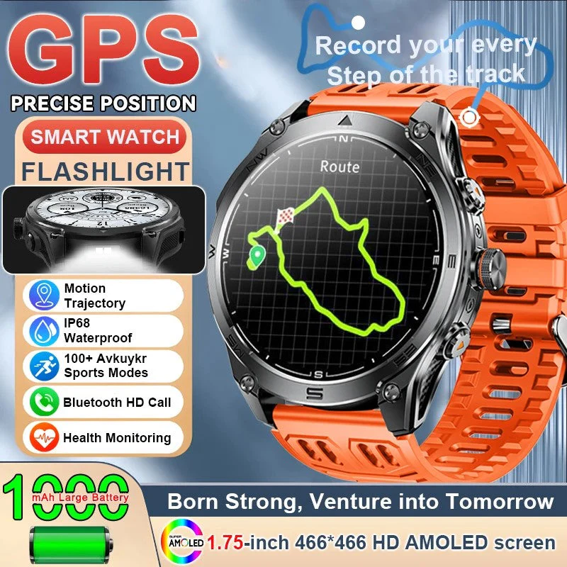 Advanced Sports GPS Waterproof Fitness Tracker Smartwatch - Image 8