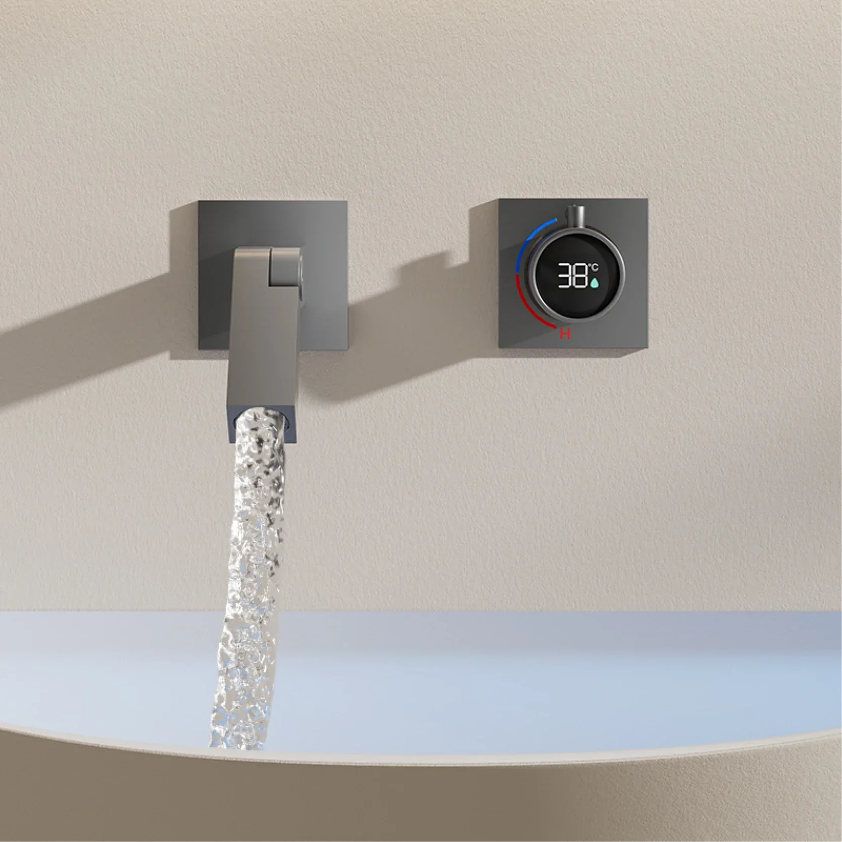 Advanced Water Temperature Regulator Digital Minimalist Adjustable Faucet - Image 2
