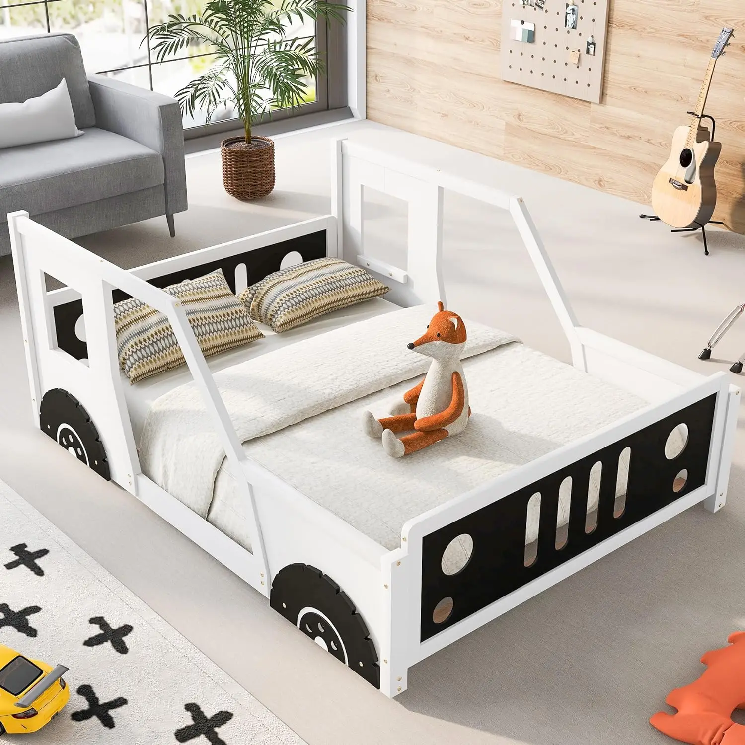 Adventure Racer Full-Size Wooden Car Bed - Image 2