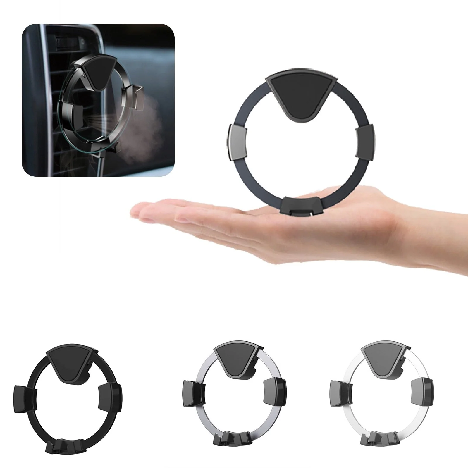 Air Vent Gravity Ring Car Phone Holder - Image 2