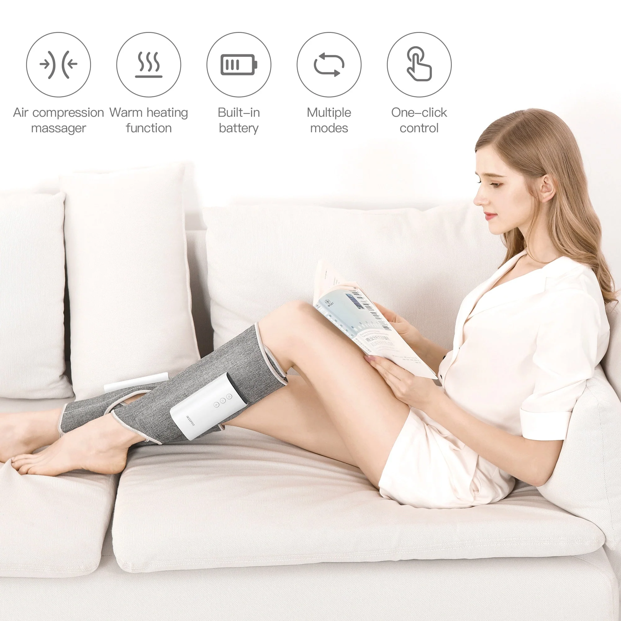 Air Wave Wireless Leg Massager - Image 2