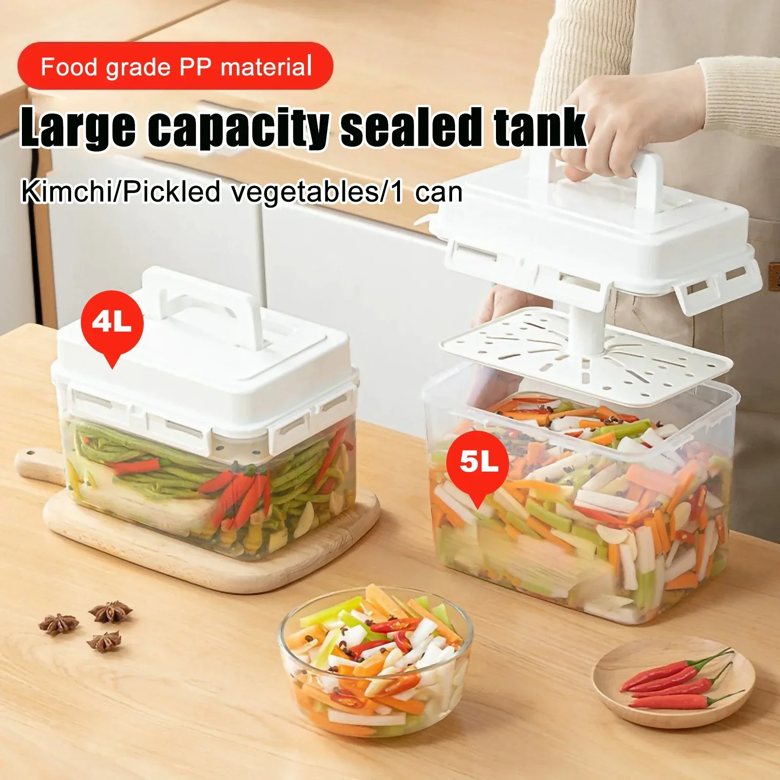 Airtight Pickle Jar Fermentation Container - Image 3