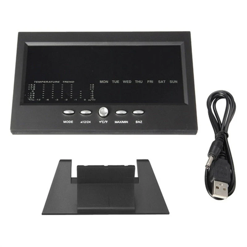 Alarm Pro LCD Weather Station Clock - Image 8