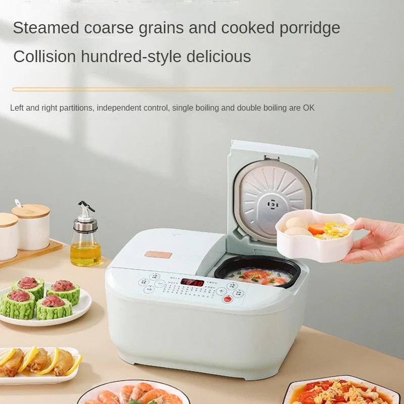 All-In-One Double Container Intelligent Electric Rice Cooker - Image 4