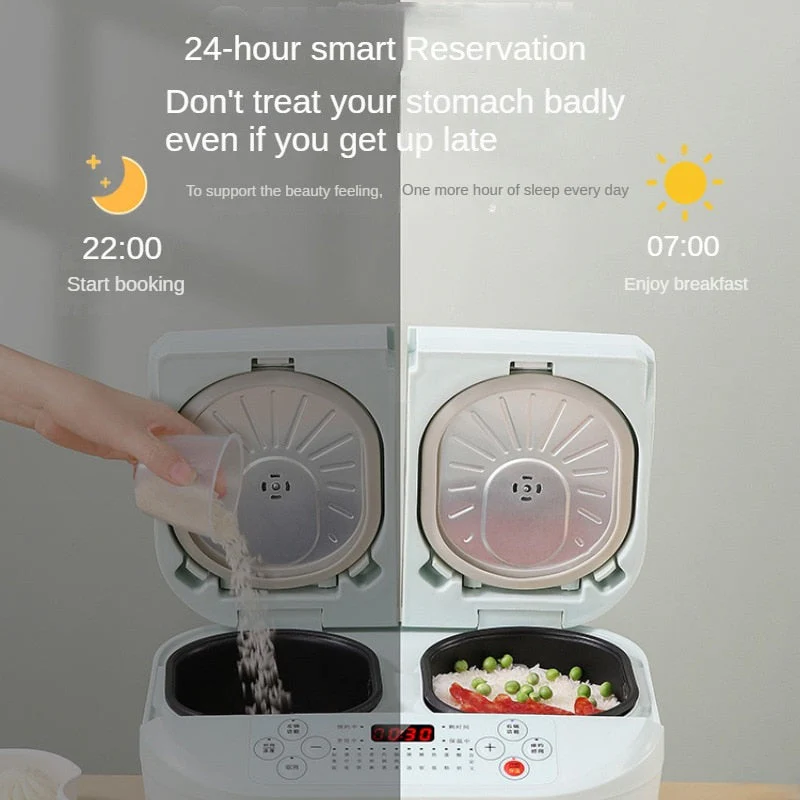 All-In-One Double Container Intelligent Electric Rice Cooker - Image 5