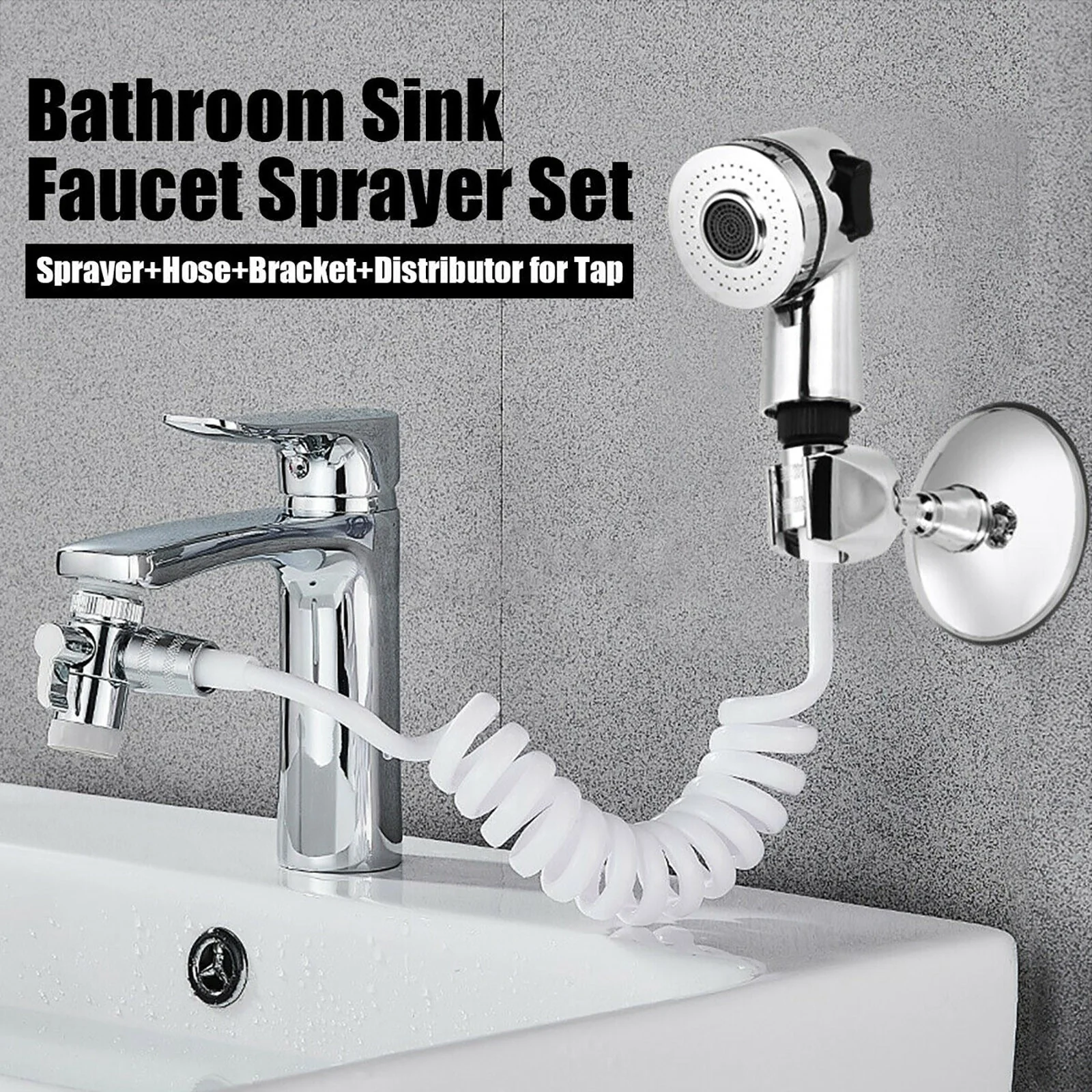 All-in-One Easy Clean Adjustable Bathroom Set - Image 2