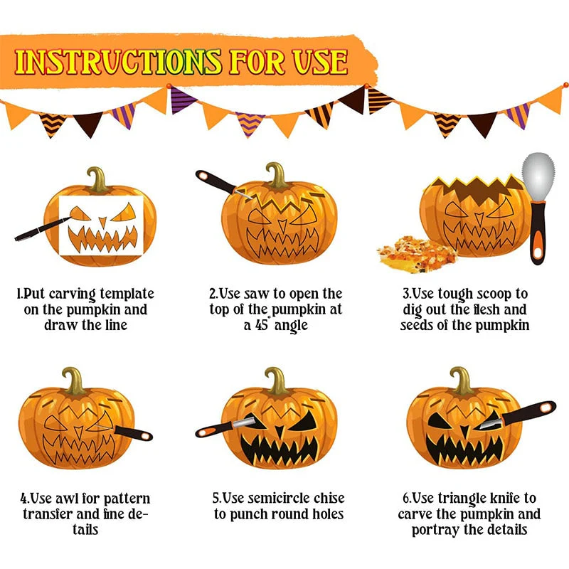All-in-One Pumpkin Carving Kit - Image 8
