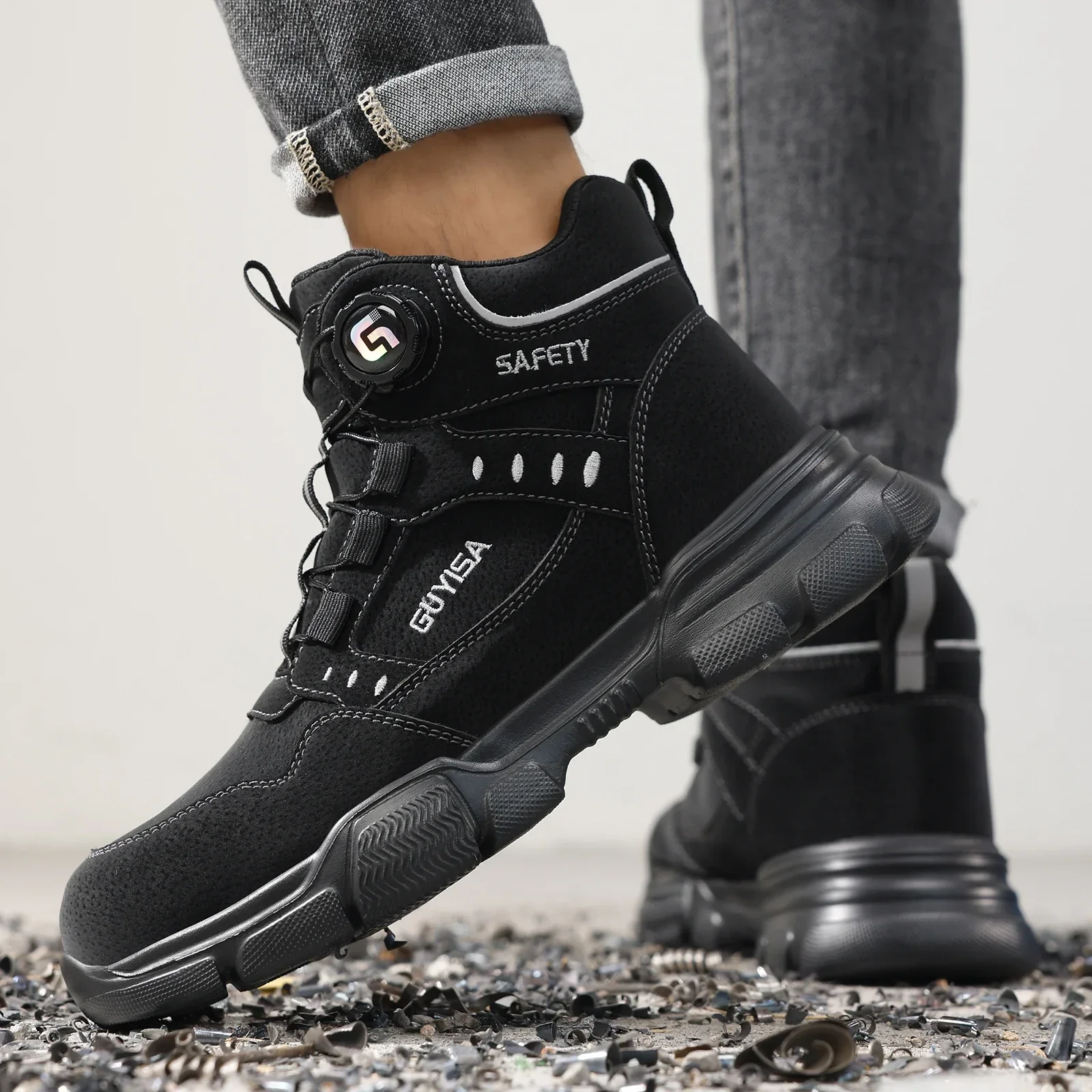 All-Terrain Anti-Smashing Protective Industrial Grade Shoes - Image 8