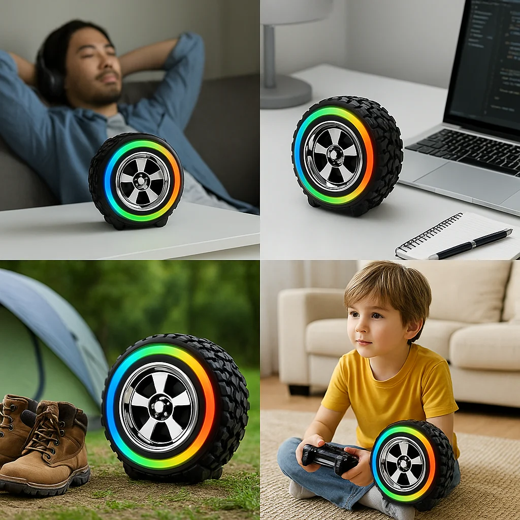 All Wheel Creative Wireless Speaker - Image 5