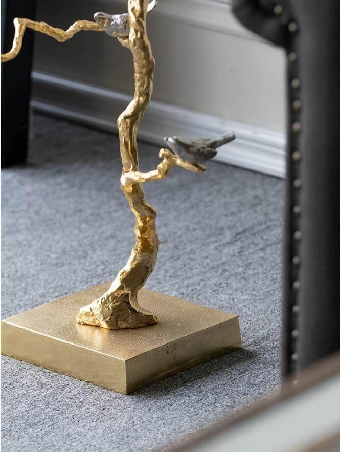 Aluminum Modern Tree Branches Coffee Side Table - Image 5