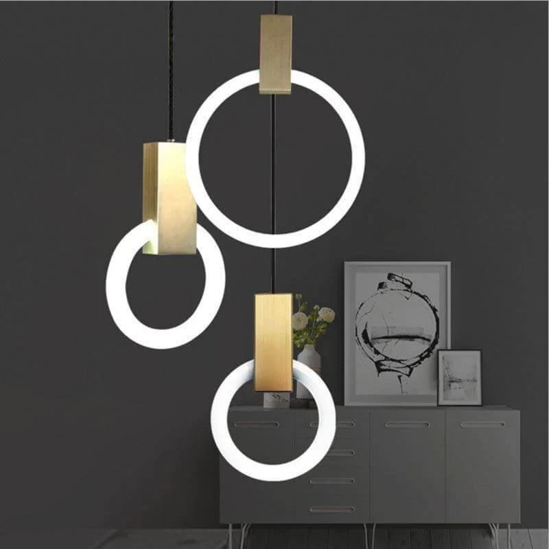 Aluminum Rings Hanging Lights - Image 5