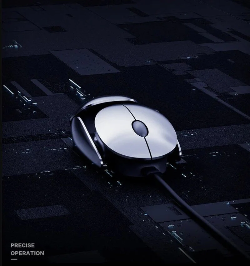 Aluminum Space Ship Wireless Gaming Mouse - Image 4