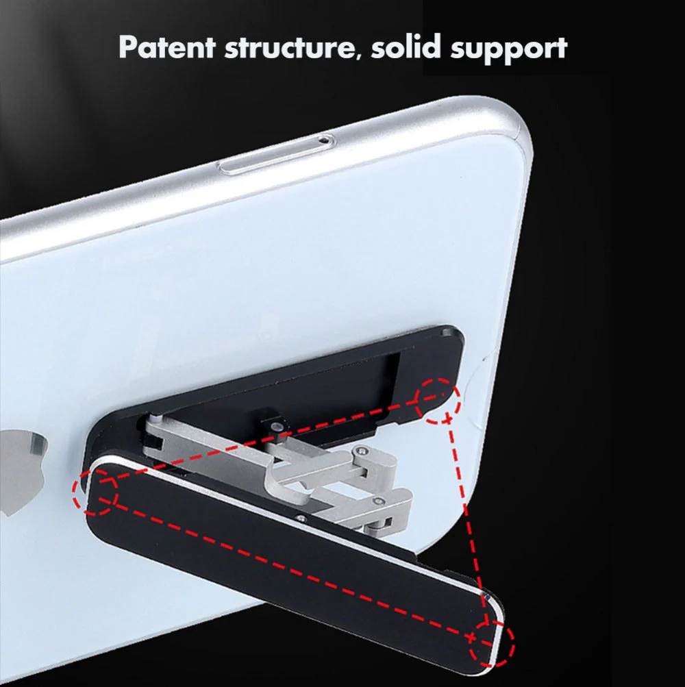 Aluminum Ultra Thin Foldable Phone Stand - Image 8