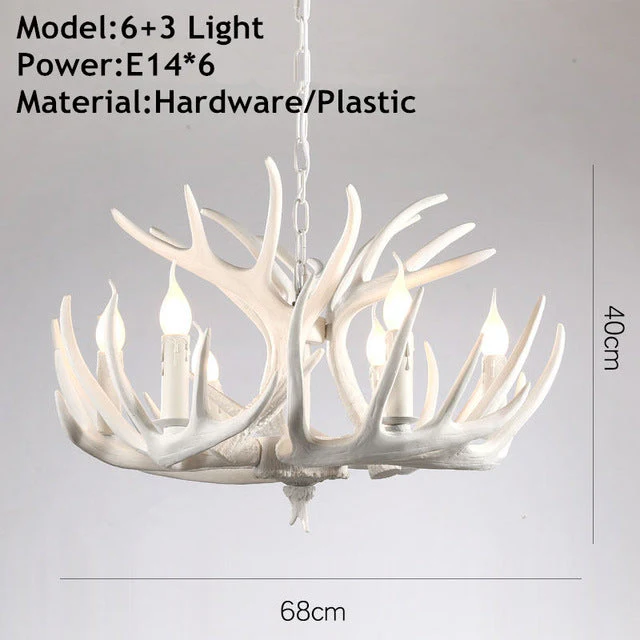 American Loft Style Deer Horn Pendant Light - Image 13