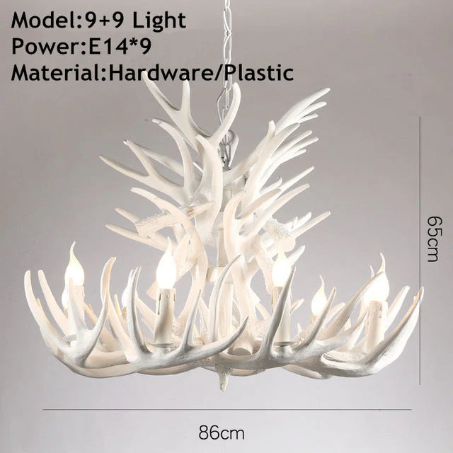 American Loft Style Deer Horn Pendant Light - Image 21