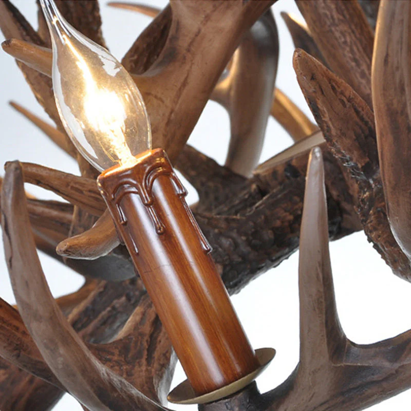 American Loft Style Deer Horn Pendant Light - Image 5