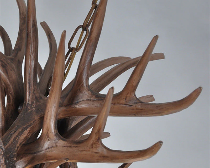 American Loft Style Deer Horn Pendant Light - Image 6