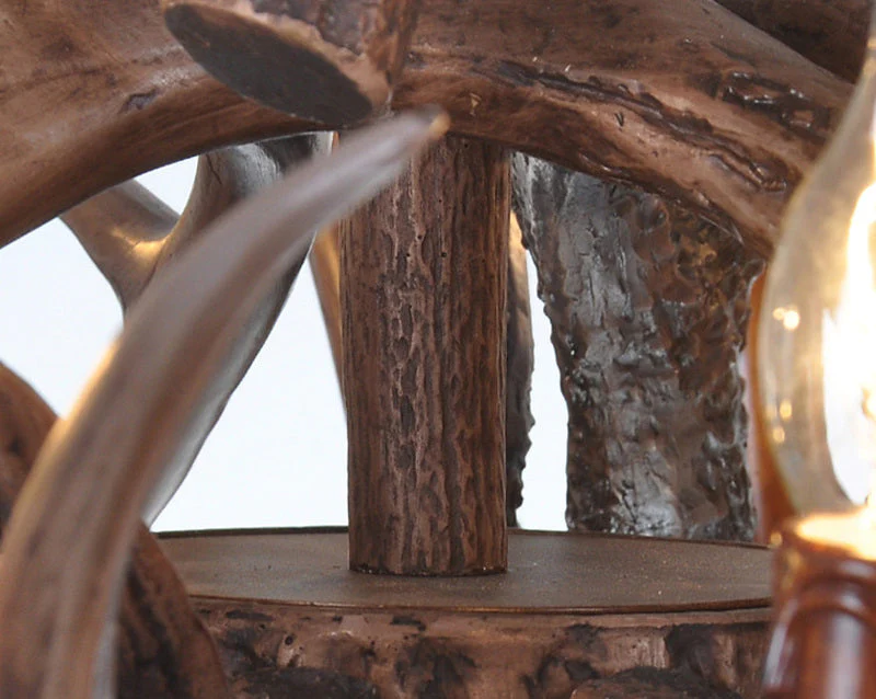 American Loft Style Deer Horn Pendant Light - Image 8