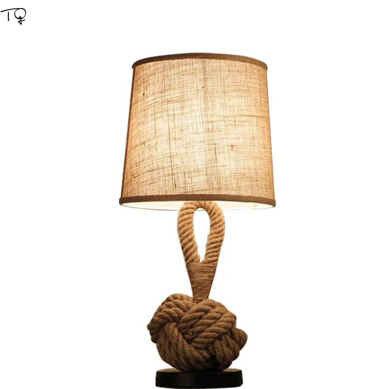 American Retro Rope Table Lamp - Image 8