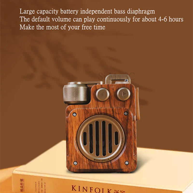 American Style Retro Bluetooth Radio Speaker - Image 3