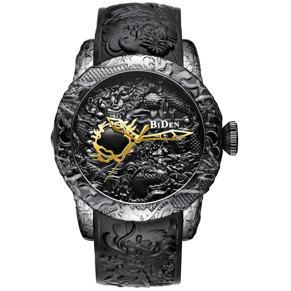 Ancient Dragon Heart Design Quartz Watch - Image 5